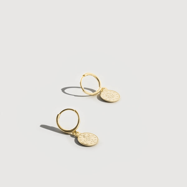 Sofia coin earrings